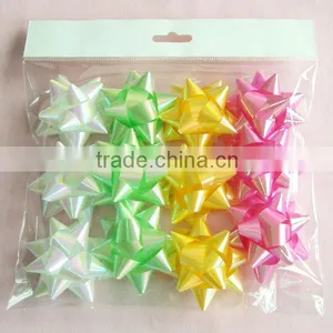 Black Per-make Plastic Ribbon Star Bows for Gift Packing Festival Decorative thumbnail-1