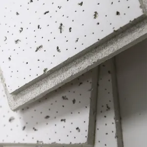 China Wholesale 600X600 Mineral Fiber Ceiling Tiles Reliable Heat Insulation Acoustic Material Fiber Board Mineral Wool Ceiling  thumbnail-2