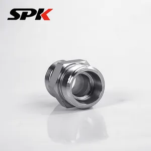 Yonghua Eaton Standard 1C/1D Heavy-Duty Compression Straight Hydraulic Adapter Fitting, Reducing Fitting (Stainless Steel, In Stock) thumbnail-1