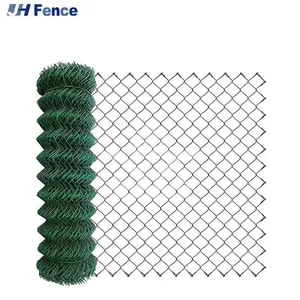 Wholesale High-Security Galvanized Chain Link Fence With Barbed Wire Top thumbnail-2