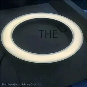 Customized Waterproof Led Long Strip Floor Tile Lights for Outdoor Squares, Embedded U-shaped Stainless Steel Buried Light Strips thumbnail-4