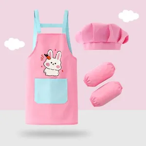 Kids Cartoon Painting Apron thumbnail-2