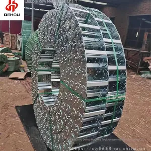 Metal Tank Chain for Horizontal Movement of Palletizing in Steel Mills, Steel-aluminum Drag Chain thumbnail-3