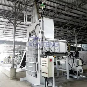 Full Automatic Hydraulic Silage Baler Machine Crops Straw Grass Press Block Packaging Machinery EPC thumbnail-3