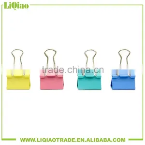 Color Binder Clips for Office With Transparent Plastic Box thumbnail-1