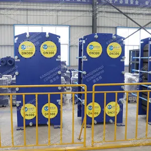 High Energy Efficiency Plate Heat Exchanger, DN50 Flange Connection, 304SS, 1.6MPa Industrial Grade thumbnail-2