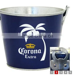 New Available CCBB-201 5L Galvanized Iron Custom Ice Bucket Ice Cooler Ice Pail thumbnail-1