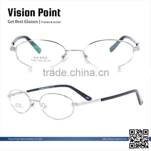 Full-rim Metal Oval New Model Fancy Reading Eyewear Optical Glasses Frame From China thumbnail-1