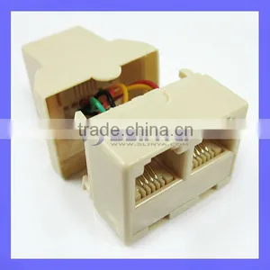Rj11 to Rj45 Adapter Telephone Adapter,tel Connector & Modular Plug (4P4C;6P4C,8P8C) thumbnail-1