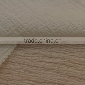 Summer Women Dress Hot Selling 60S*60S 100% Cotton Bubble Texture Crepe Fabric thumbnail-3