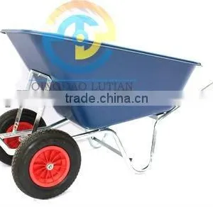 Plastic Wheel Barrow, Large Wheelbarrow, Garden and Lawn Wheel Barrow thumbnail-1