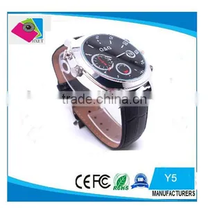 New Waterproof Motion Detection HD Watch Video Camera Recorder, DVR Watch Camera, Mini Watch DVR CAMERA Y5 Bulit in 4gb 8gb 16gb thumbnail-1