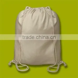 Drawstring Cotton Bag Without Print 2015 thumbnail-3