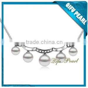 Latest 925 Sterling Silver Pearl Chain Necklaces for Women thumbnail-1