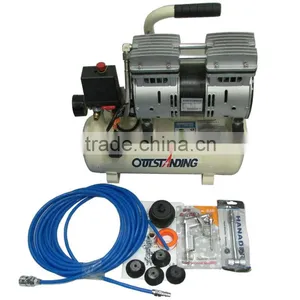 Mini Air Bubble Remove Machine+550W 1380r/min 8L Air Vacuum Compressor Oil Free thumbnail-1