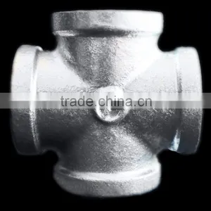 gi Pipe Fittings Banded Pipe Fitting Equal Cross thumbnail-2