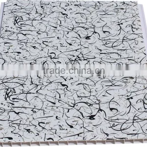 Hot Foil Stamping Pvc Ceiling Panel,ceiling Pvc Panel, Plastic Ceiling T001 thumbnail-1