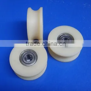 Customized Wear-resistant mc Nylon Plastic Rope Sheave Pulley as per Your Drawing thumbnail-1