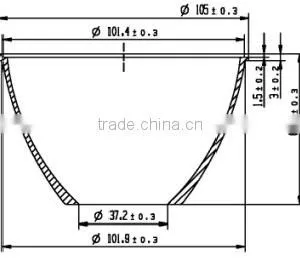 High Power Cob Led Mirror pc Reflector thumbnail-3