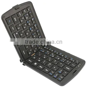 66 Keys Russian Portable Folding Wireless Bluetooth 3.0 Mini Keyboard For Android Smartphone Tablet IPad IPhone thumbnail-1
