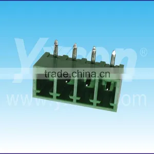 4pin Right Angle Green Color Wire to Board Connector Terminal Block thumbnail-1