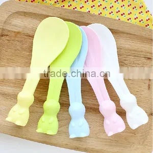J180 Funny Little Rabbit Colorful Spoons Rice Spoon thumbnail-2