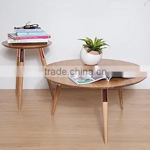 Modern Metal-on-wood Design Phoenix Side Table thumbnail-4