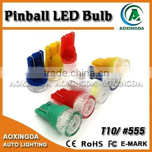 6.3V AC Wedge T10 555 BA9S 44 47 5630 2 SMD Pinball LED Bulb With Waved Cap for Pinball Machine thumbnail-1