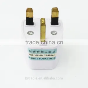 High Quality Universal 3 Flat Plug Socket Portable Adapter for Travel / Computer /laptop /camera thumbnail-4