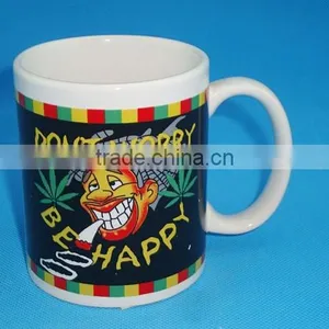 Porcelain Milk Mug With Funny Design thumbnail-1