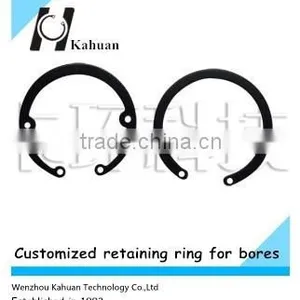 Customized Circlips Fastener Retainer Ring of Bores With Hole thumbnail-1