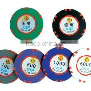 14 Gram Clay Poker Chips With Custom Designs thumbnail-5