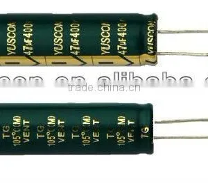 Aluminum Electrolytic Capacitor for High Frequency Use/ Aluminum Electrolytic Capacitor With ROHS thumbnail-1