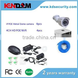 POE 100meter 4CH POE CCTV Kit H.264 NVR HD 720P Camera IP Surveillance System New Products for 2015 thumbnail-2