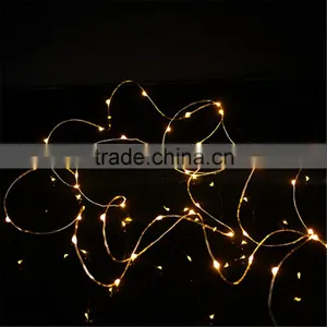 4M 13FT 40led 3 AA Battery Powered Decoration LED Copper Wire Fairy String Lights Lamps for Christmas Holiday Wedding Party thumbnail-2