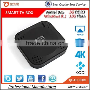 Wintel Box W8 Windows8.1 Dual OS Intel Mini PC Wintel w8 Android 4.4 Z3735F Quad Core 64Bit TV Box 2G/32G Bluetooth 4.0 thumbnail-1