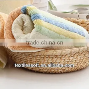 Pure Cotton Rainbow Color Strip Towel Face Towel thumbnail-1