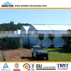 White Color 850g/sqm Blackout Roof Military Tent Used For Different Army thumbnail-1