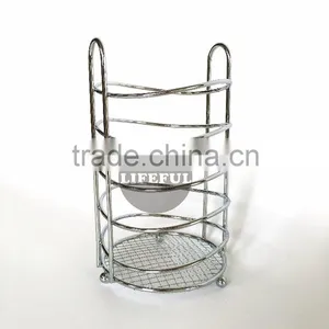 Utensil Rack Chrome Finished thumbnail-1