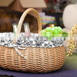 Vintage Cheap Handmade Custom Laundry Baskets Wicker Storage Baskets Picnic Baskets thumbnail-4