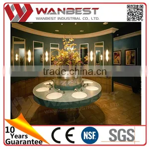 New Product Supreme Quality Above Counter Wash Basin Art Cream thumbnail-1