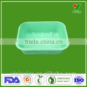 100% Sugar Cane Fiber Biodegradable Food Packaging Containers thumbnail-1