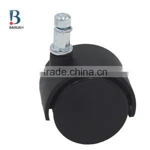 China High-quality 50mm Black Nylon Furniture Caster Wheel thumbnail-4