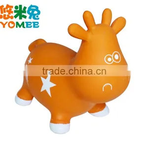 New Style Inflating Ride On Jump Horse thumbnail-1