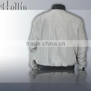Man Jacket 2015 Hot Sale Autumn White Color thumbnail-2