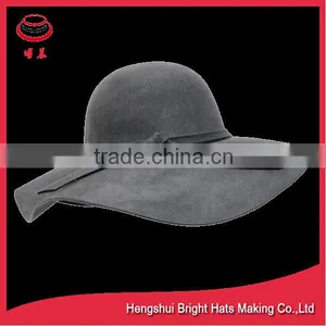 Hot Sale Fashion Women Floppy Felt Hat thumbnail-6