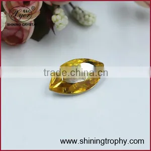 Champagne Gold Crystal Loose Stone, Crystal Jewelry Accessory thumbnail-1