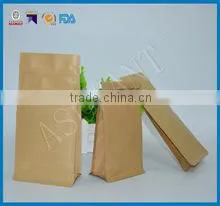 Kraft Paper Side Gusset Tin Tie Aluminum Foil Coffee Bag With Valve thumbnail-1