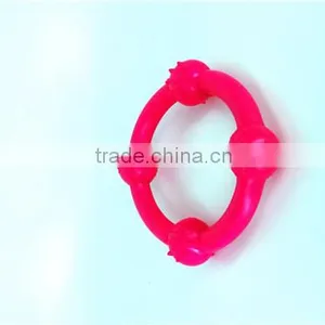Best Selling Excellent Quality Soft Wholesale Dog Toy Rubber Dog Rubber Ring Dog Toy thumbnail-2