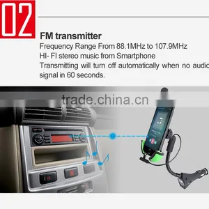Wholesale Car Charger Adapter 2.1A Dual USB Wholesale FM Transmitter thumbnail-3